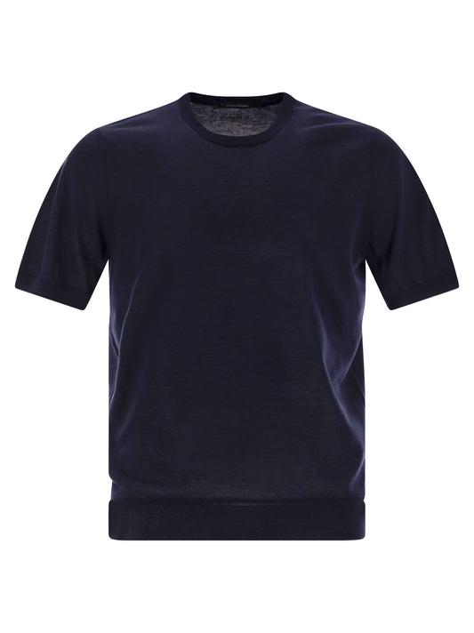 Tagliatore Tagliatore Basic半袖コットンTシャツ - Image 1