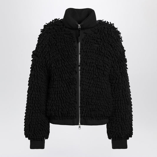 Moncler モンクラーxエドワードエンニンフルブラックウールブレンドカーディガン - Image 1