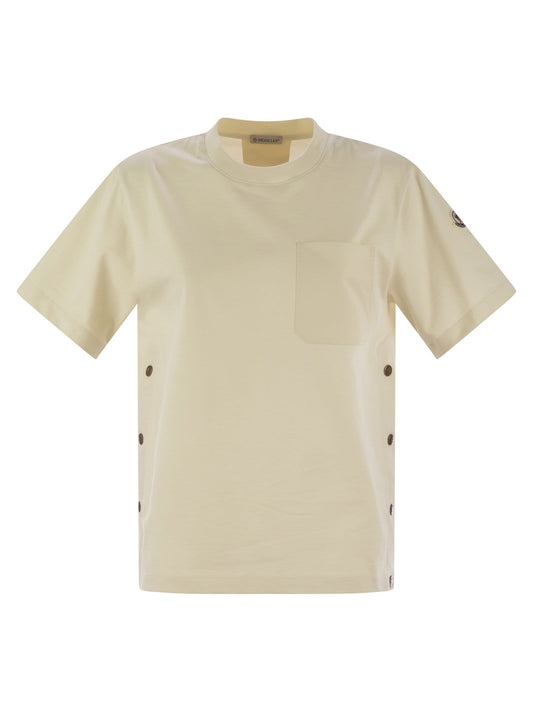 Moncler ポケット付きのモンクラーコットンTシャツ - Image 1