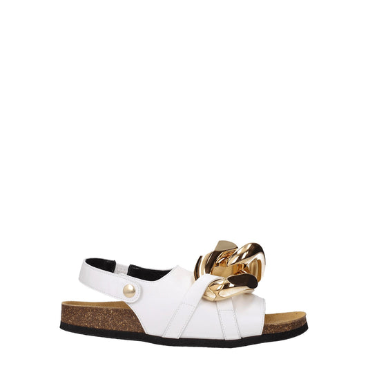 J Jw Anderson Sandali Donna Pelle Bianco - Image 1