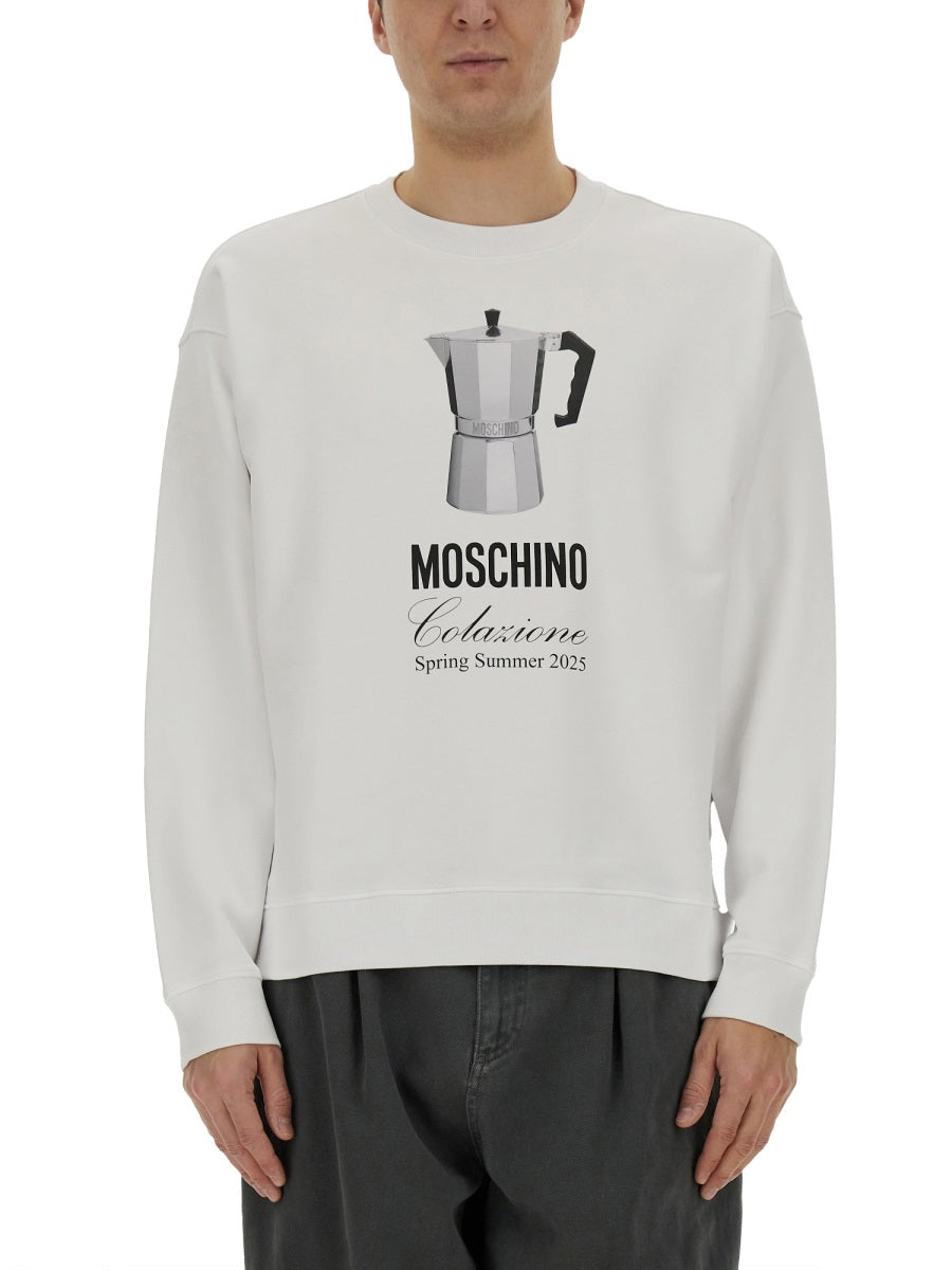Moschino モスキーノ「朝食」スウェットシャツ - Image 1