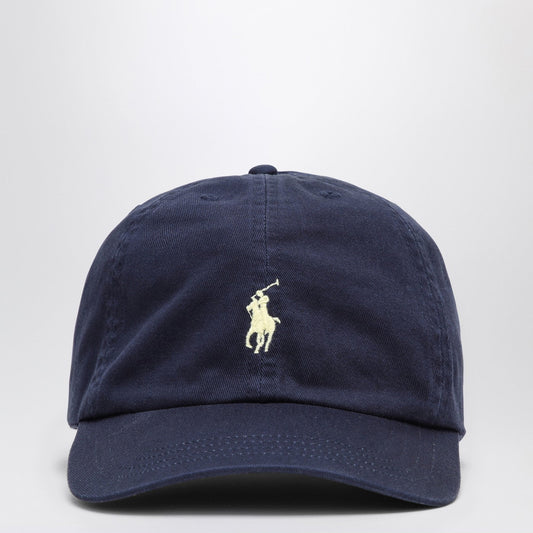 Polo ポロ ラルフローレン ネイビー ブルー コットン ベースボール キャップ - Image 1