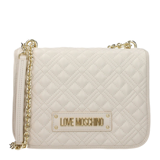 Moschino モスキーノのショルダーバッグが大好きな女性ポリウレタンベージュ/アイボリー - Image 1