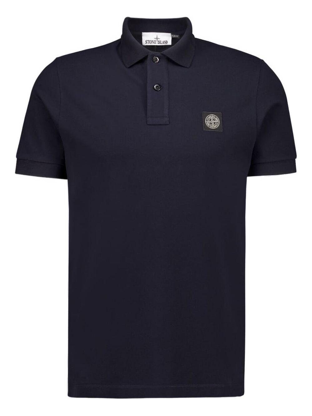 Stone Stone Island Logo Cotton Polo Shirt - Image 1