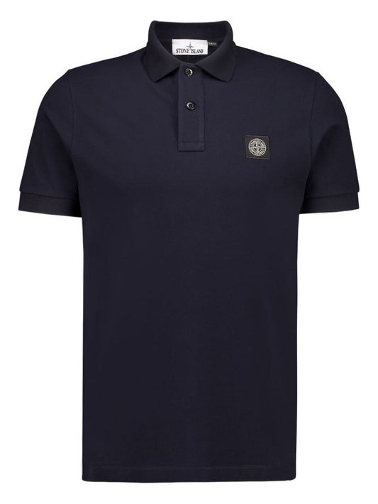 Stone Stone Island Logo Cotton Polo Shirt - Image 1