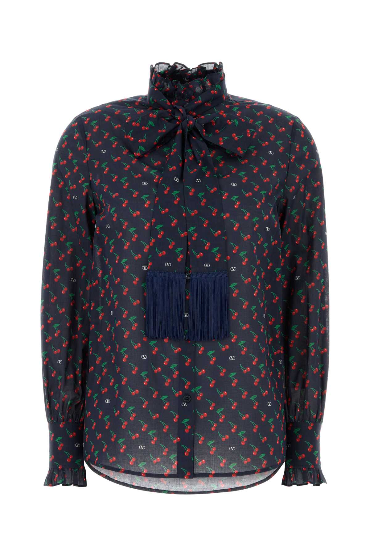 Valentino ヴァレンティーノガラヴァニプリントコットンシャツ - Image 1