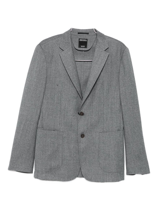 Zegna Ermenegildo Zegnaドレスグレー - Image 1