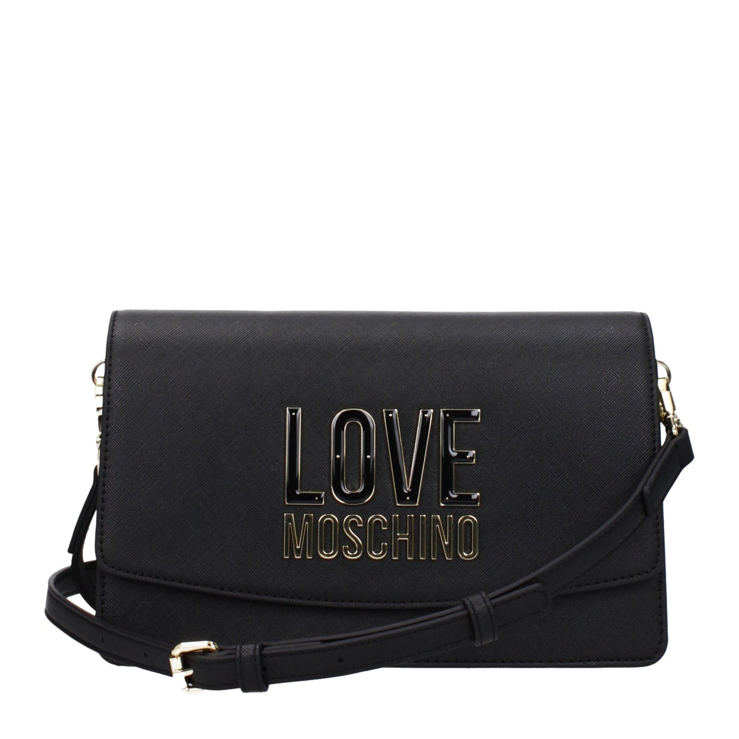Moschino モスキーノのショルダーバッグが大好きな女性ポリウレタンブラック - Image 1