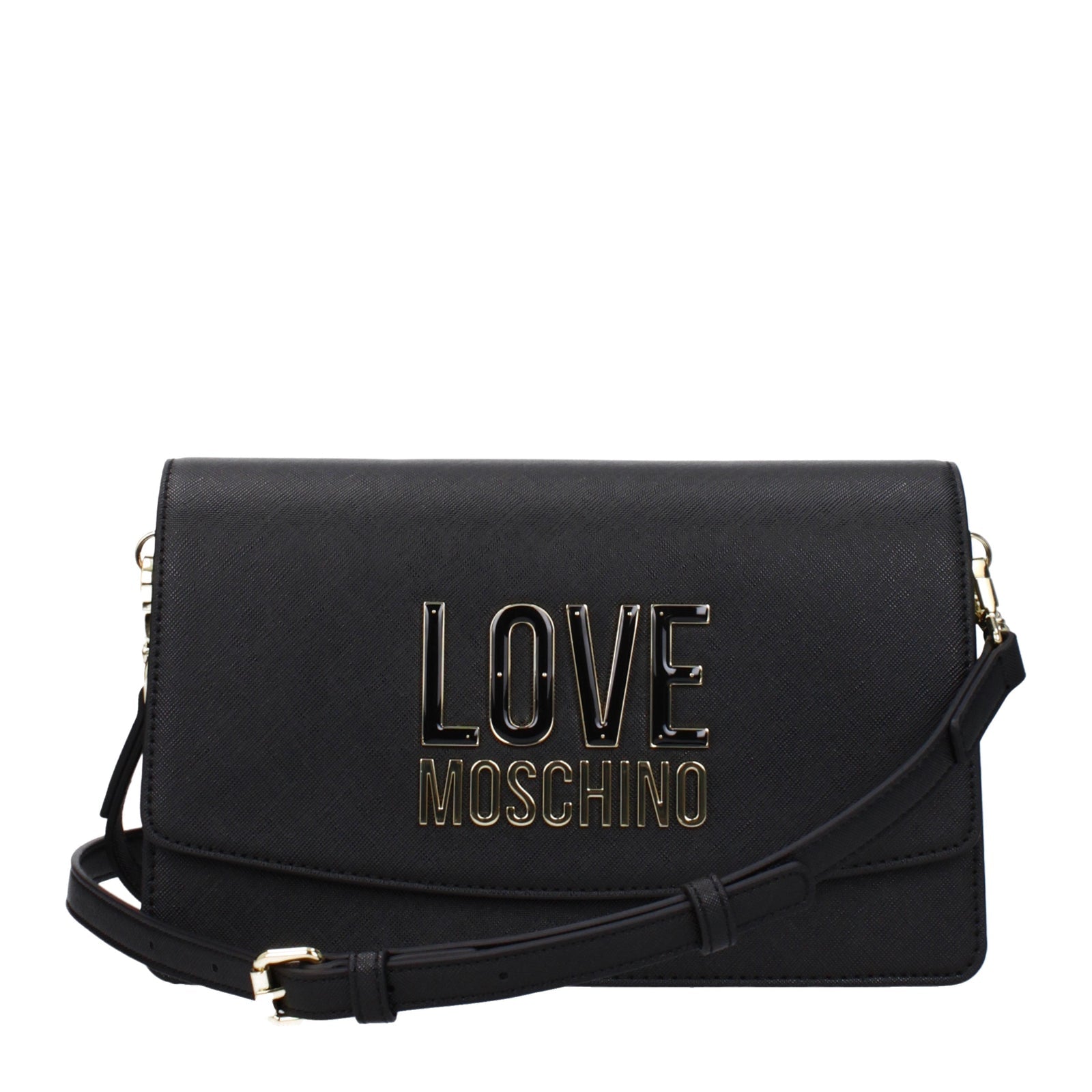 Moschino モスキーノのショルダーバッグが大好きな女性ポリウレタンブラック - Image 1