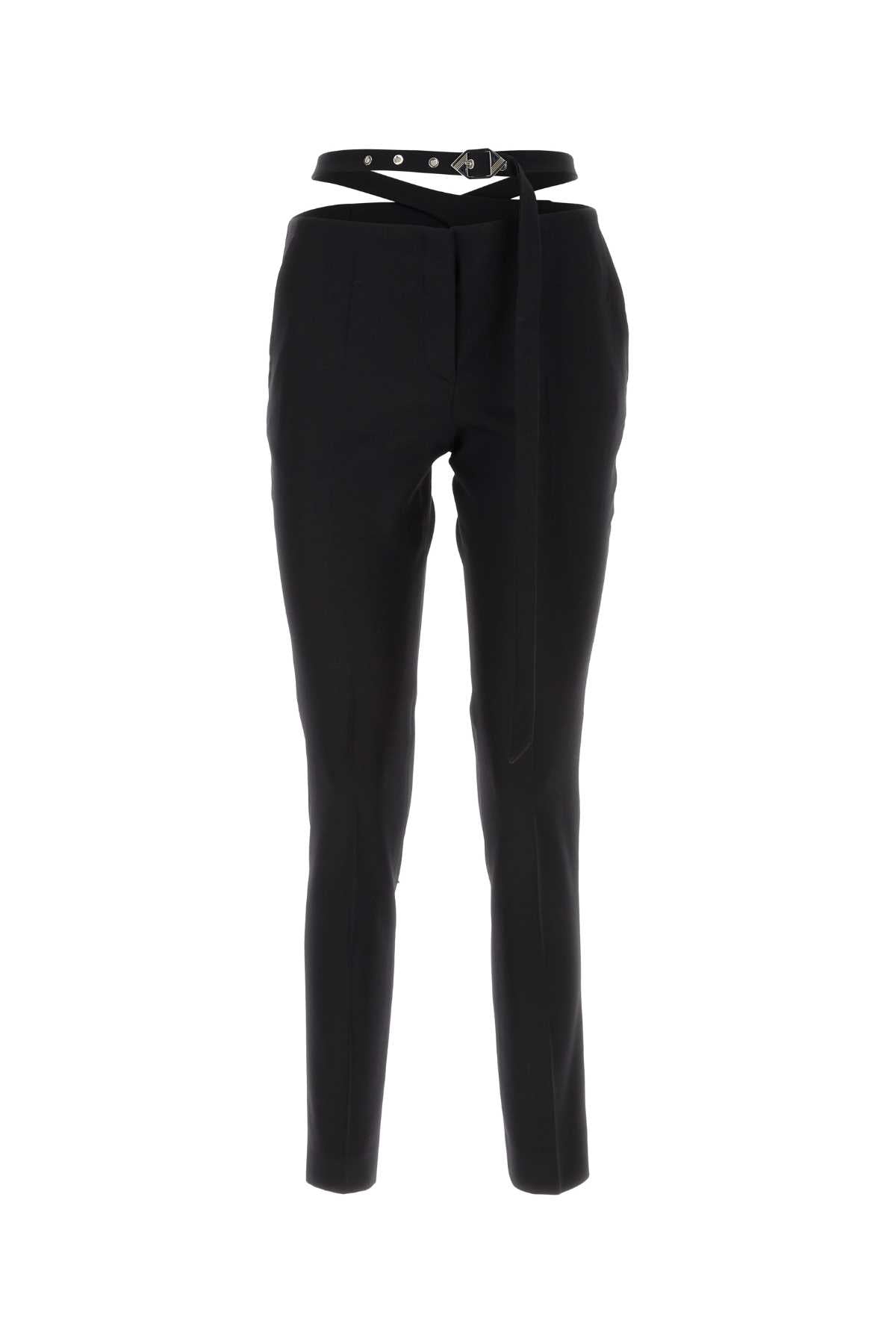 The Attico Black Jersey Pant - Image 1