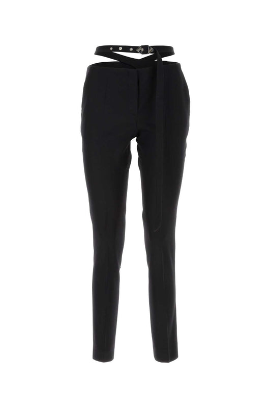 The Attico Black Jersey Pant - Image 1