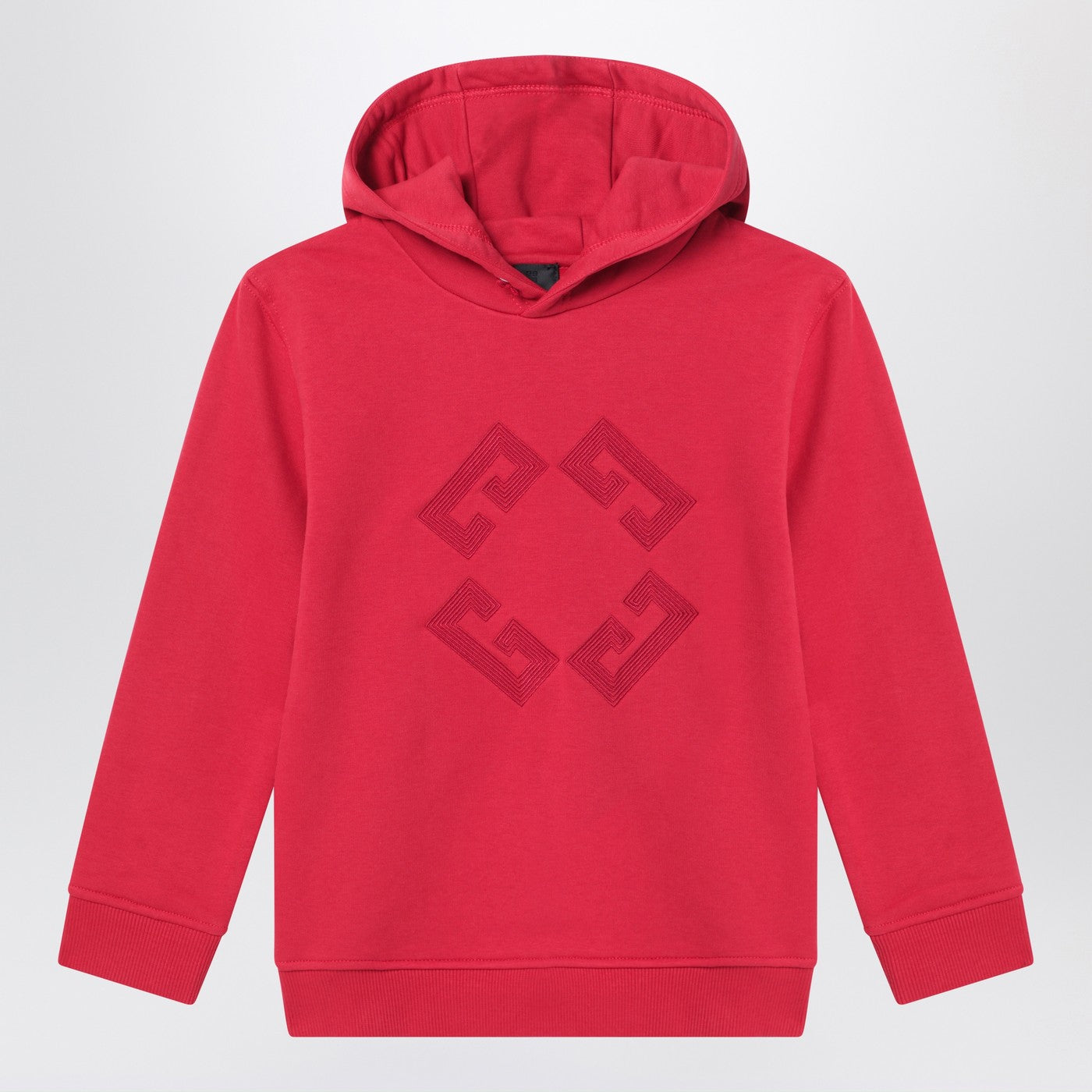 Givenchy Givenchy Burgundy Hoodie With Embroidered Logo - Image 1