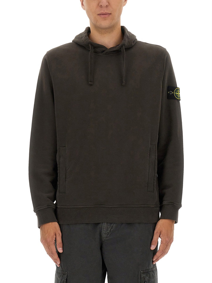 Stone Stone Island Cotton Fleece Sweatshirt - Image 1