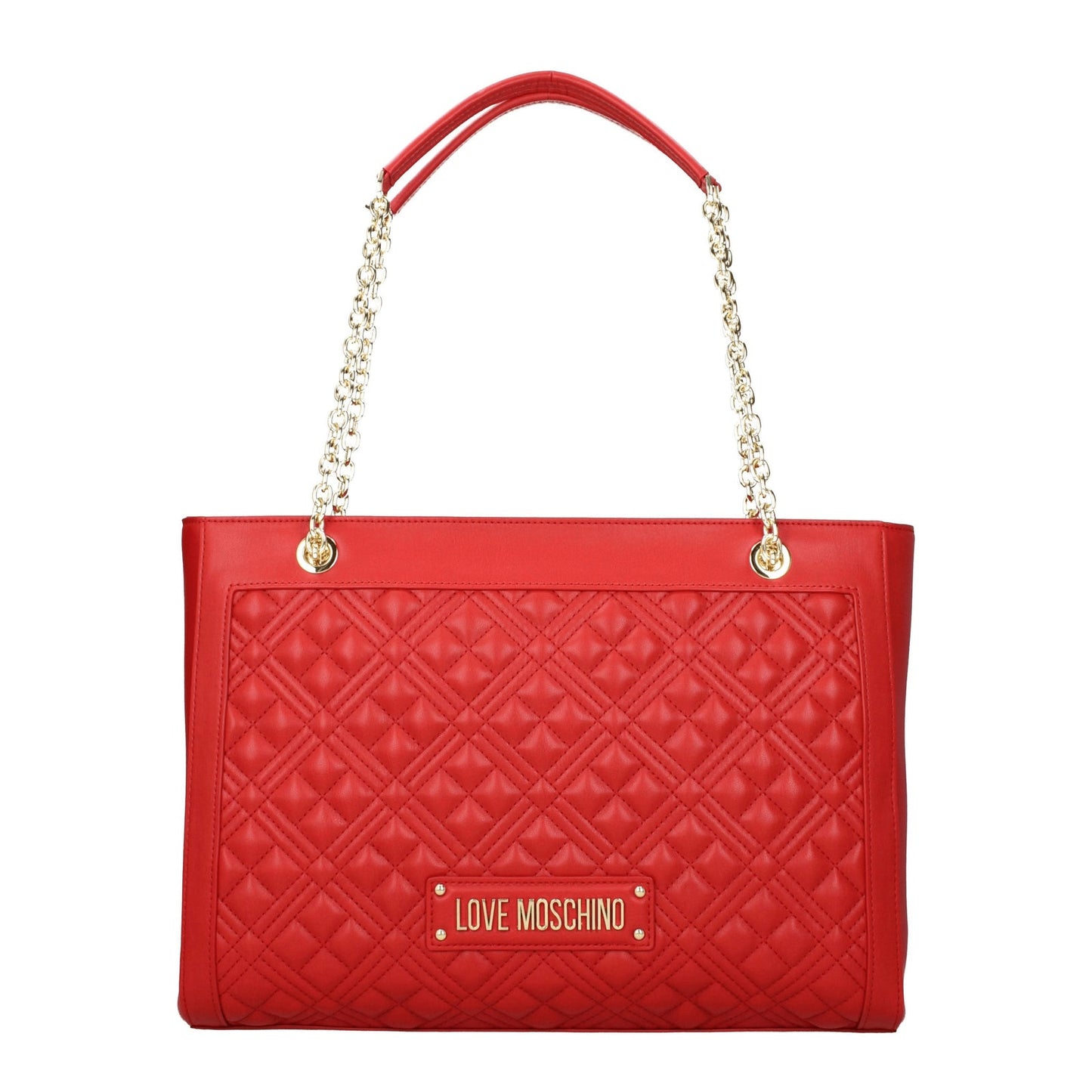 Moschino モスキーノのショルダーバッグが大好きな女性ポリウレタン赤/口紅 - Image 1