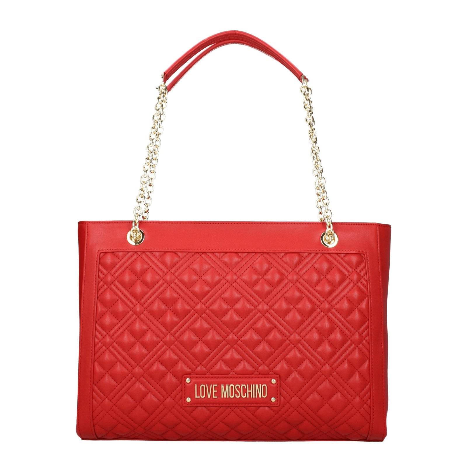 Moschino モスキーノのショルダーバッグが大好きな女性ポリウレタン赤/口紅 - Image 1