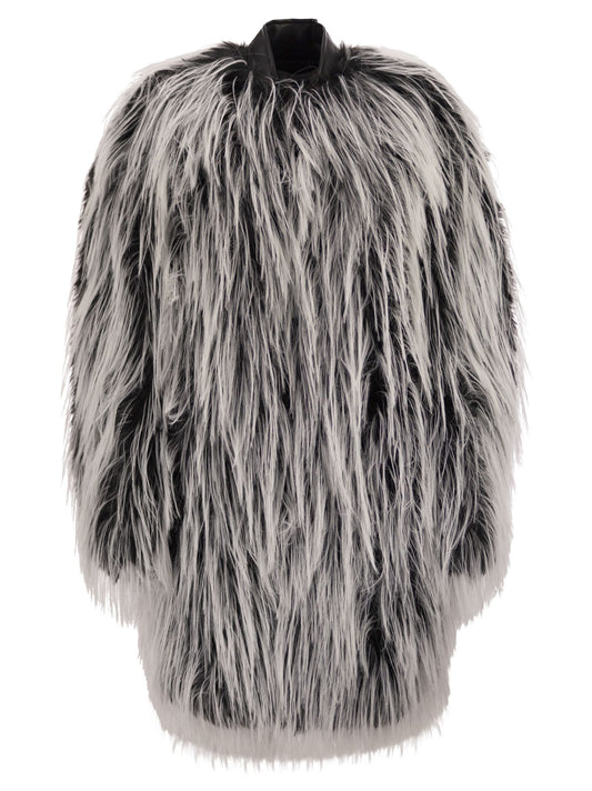 Sportmax SportMax Adesso1234特大の2つのトーンジャケット - Image 1