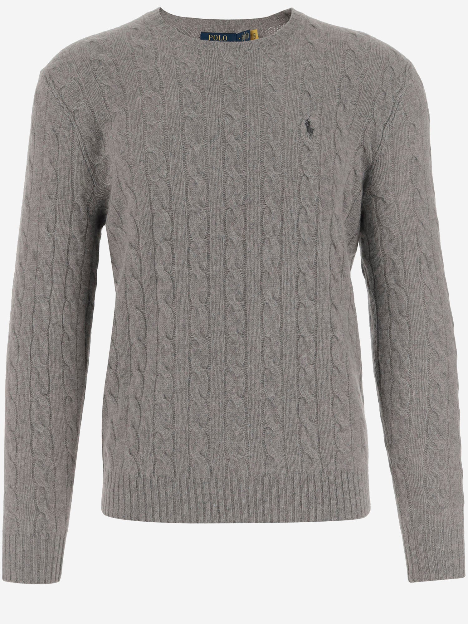 Polo ポロ ラルフローレン ウール アンド カシミア ケーブル ニット セーター - Image 1