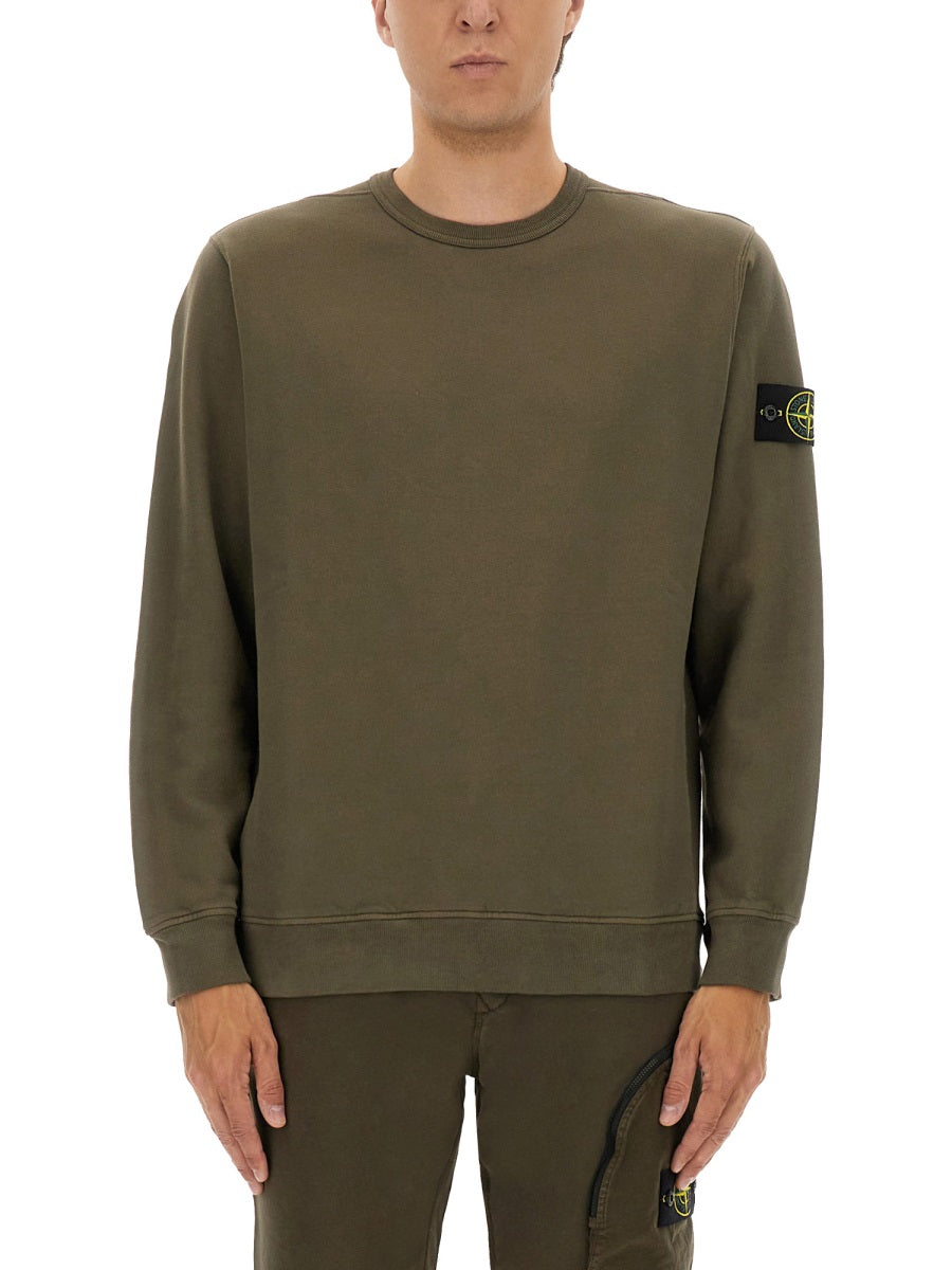 Stone Stone Island Organic Cotton Sweatshirt - Image 1