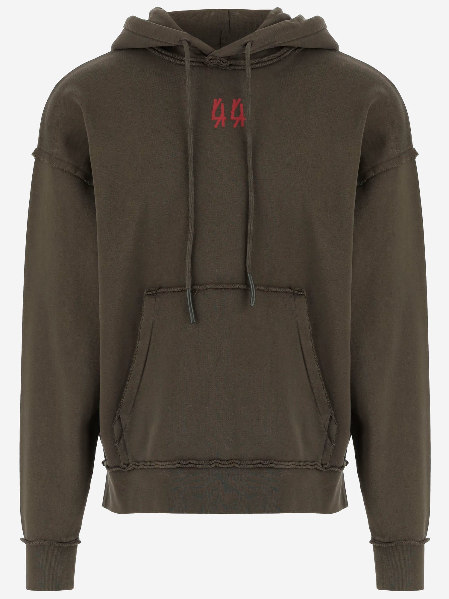 44 44ラベルグループプリントコットンスウェットシャツ - Image 1