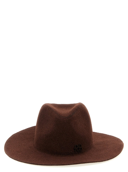 Ruslan Ruslan Baginskiy 'モノグラム装飾Fedora'帽子 - Image 1