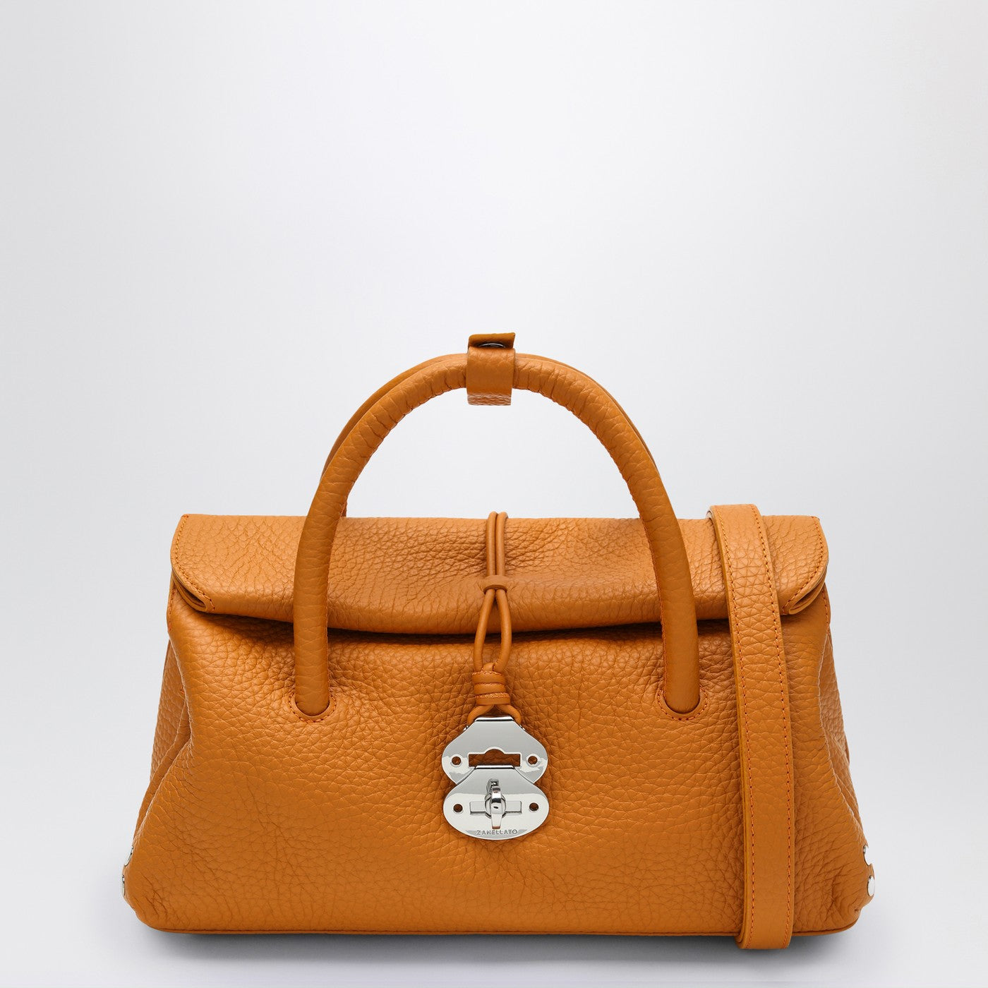 Zanellato Zanellato Dotta Small Leather Bag Orange - Image 1