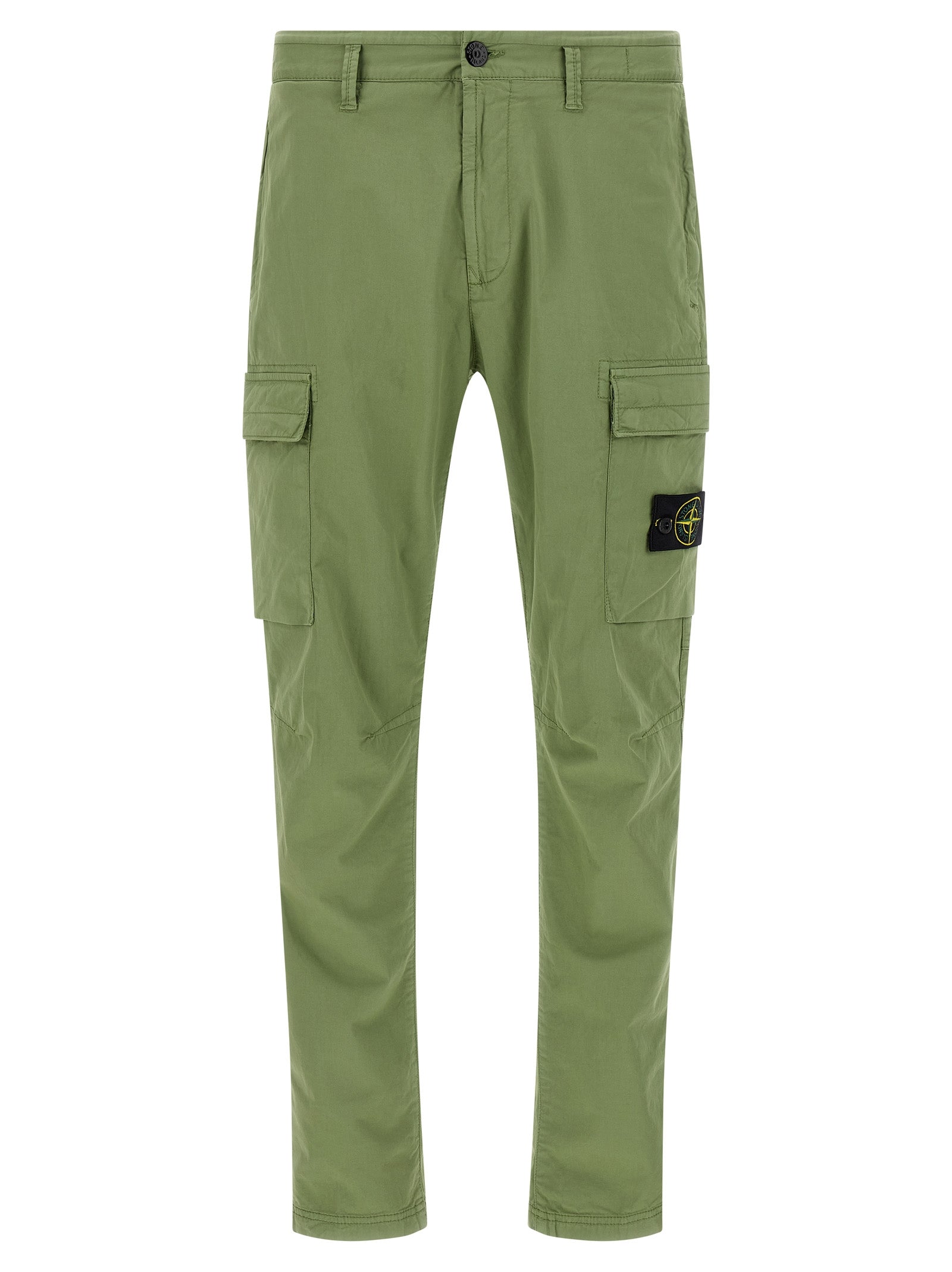 Stone Stone Island Logo Badge Cargo Pants - Image 1
