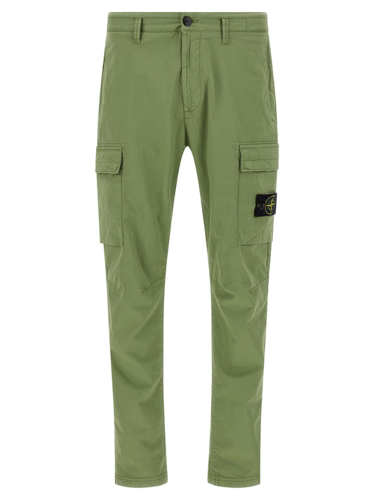 Stone Stone Island Logo Badge Cargo Pants - Image 1
