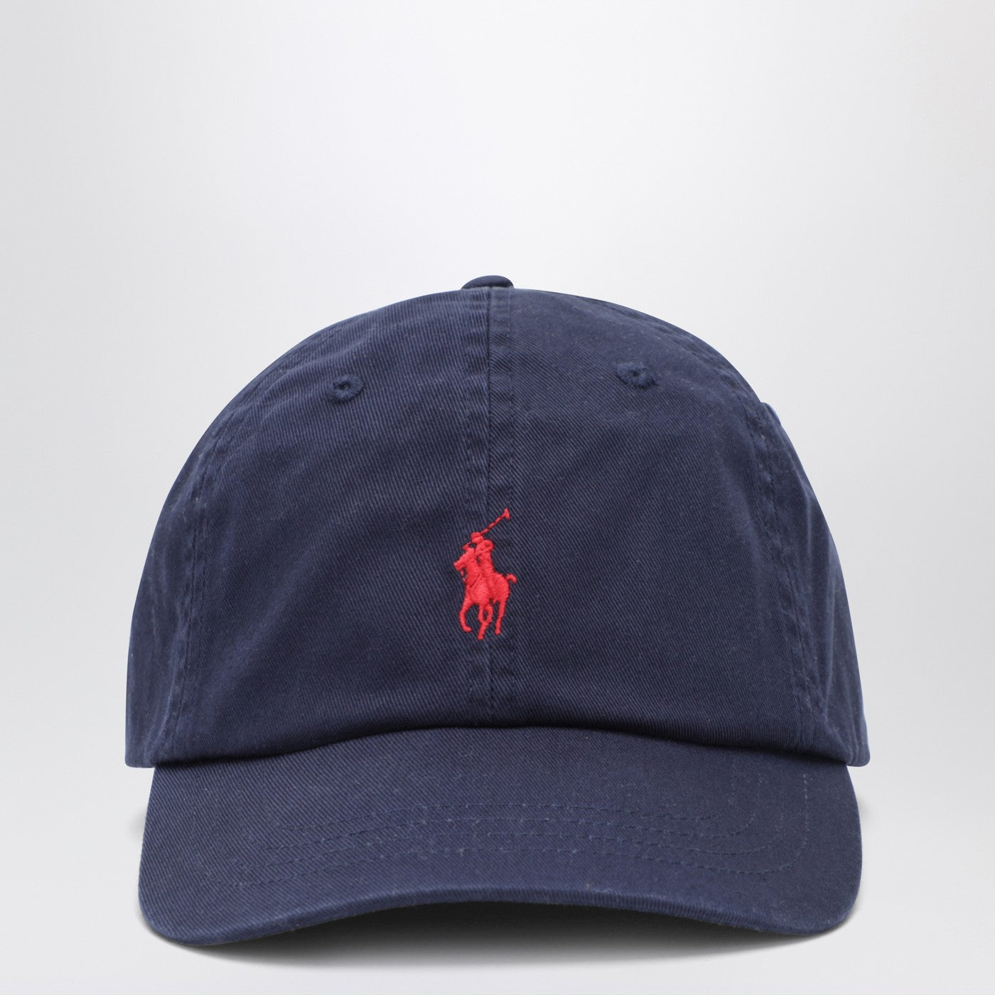 Polo ポロ ラルフローレン ブルー ネイビー ベースボール キャップ ロゴ入り - Image 1