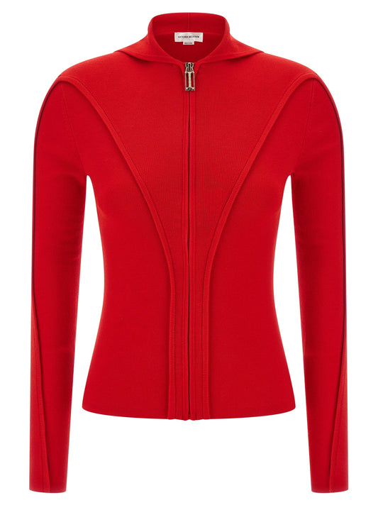 Victoria ビクトリア・ベッカム・フーデッド・カーディガン - Image 1