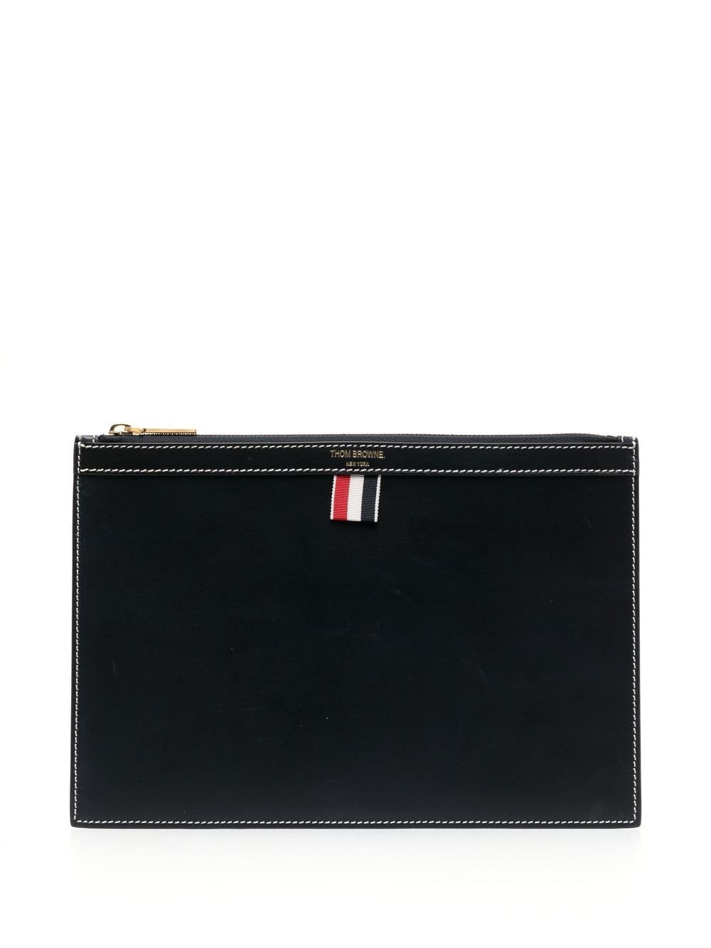 Thom Thom Browne Smalle Leather Document Case - Image 1