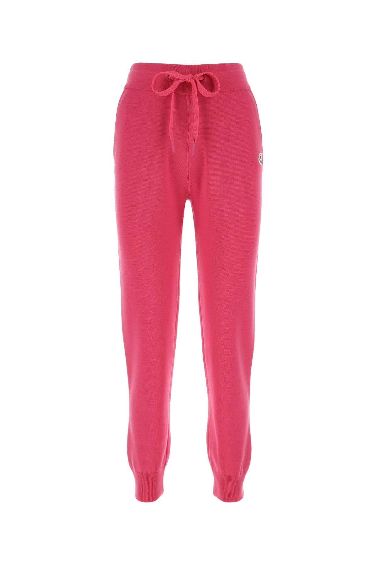 Moncler Moncler Fuchsiaウールジョガー - Image 1