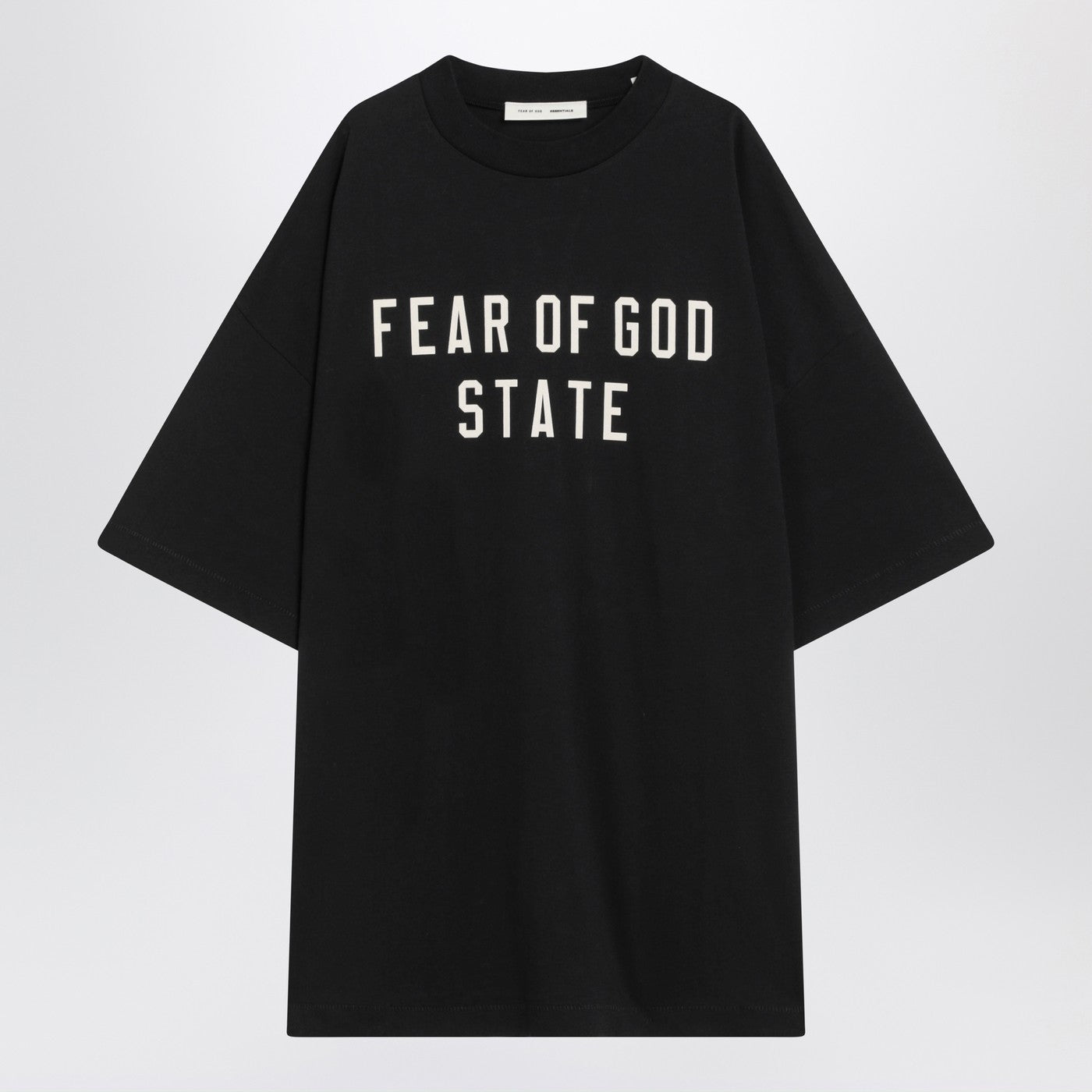 Fear フィア オブ ゴッド エッセンシャル ブラック 90'S コットンTシャツ - Image 1