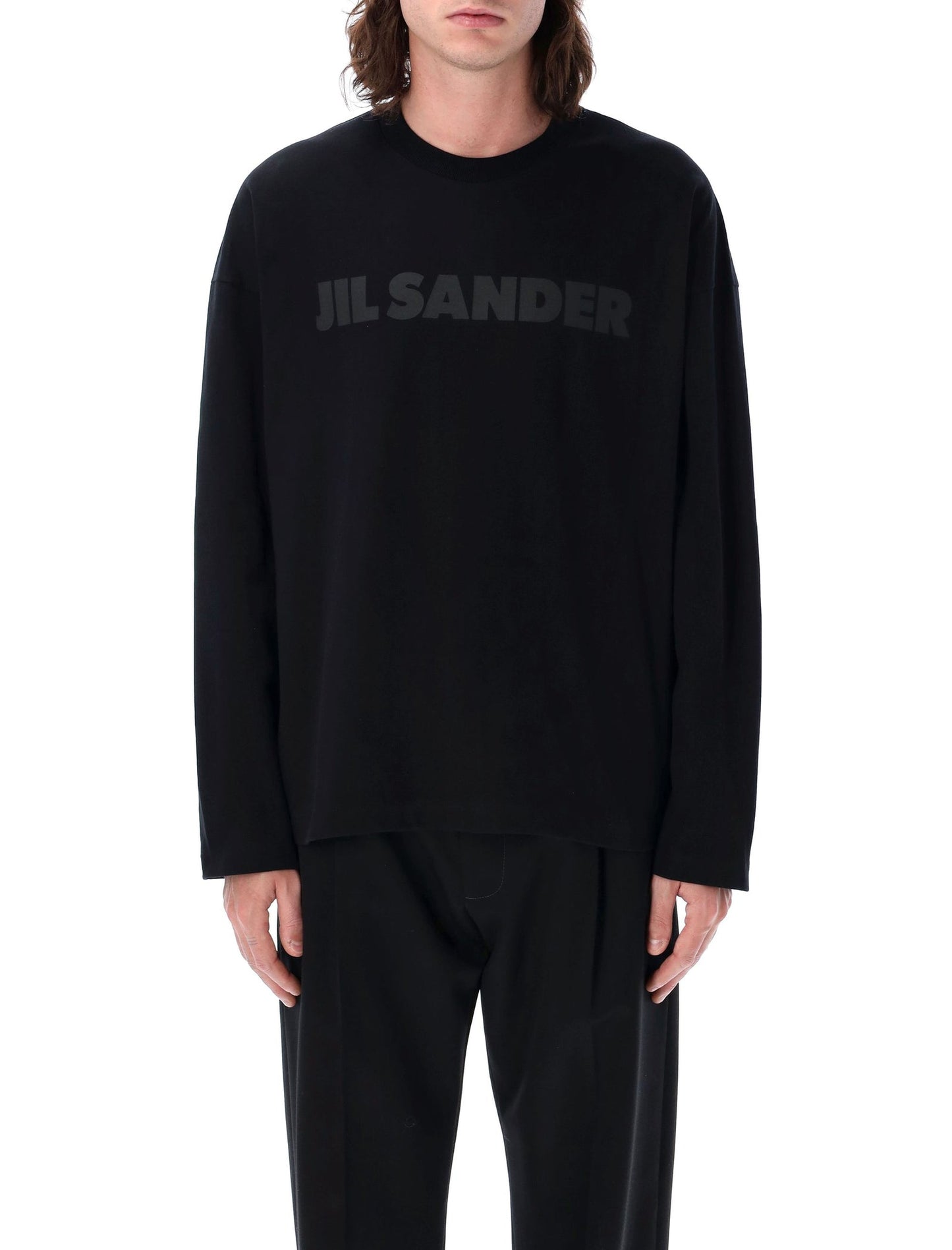 Jil ジルサンダーTシャツとポロスブラック - Image 1