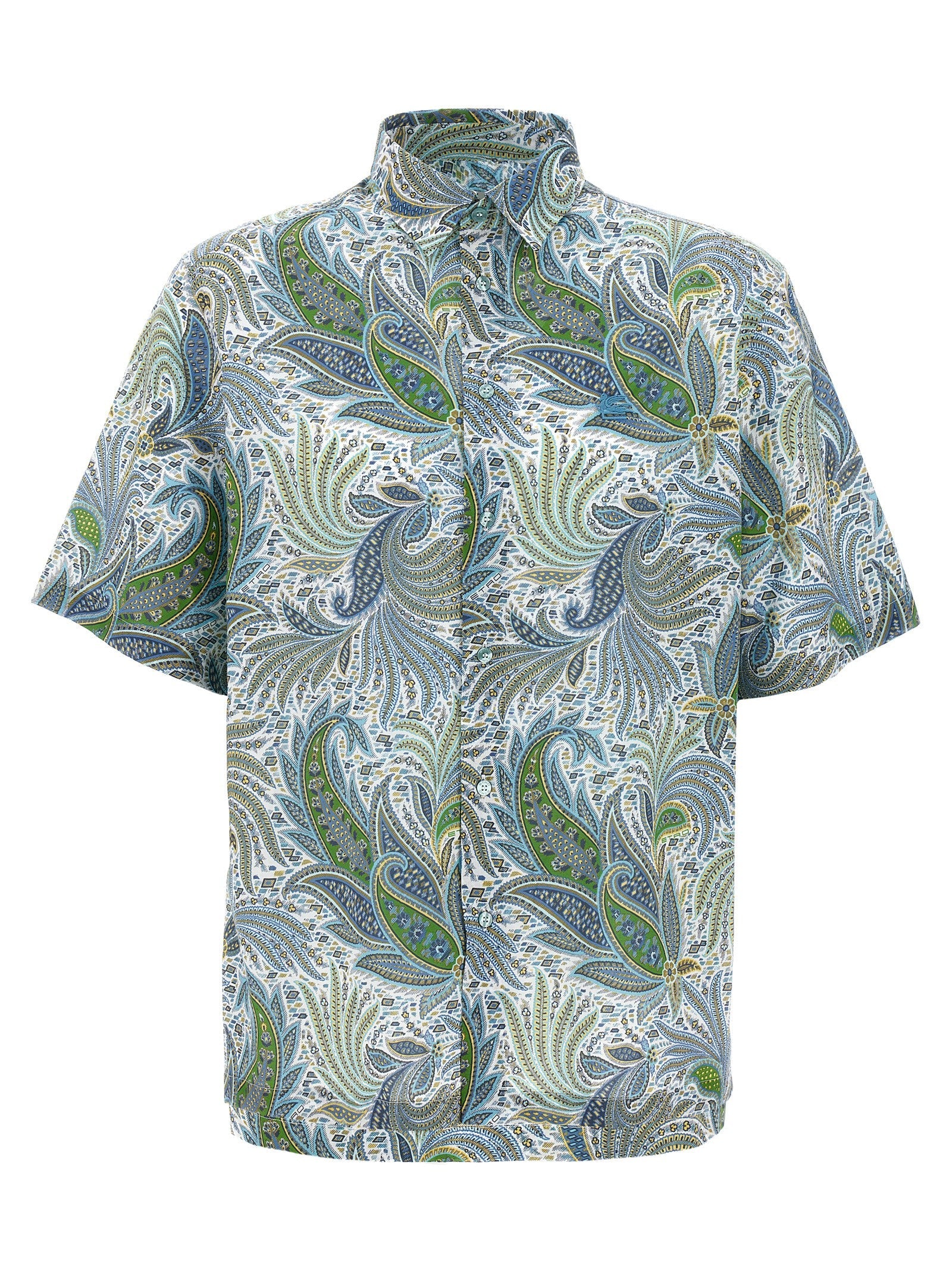 Etro エトロペイズリーフラワーシャツ - Image 1