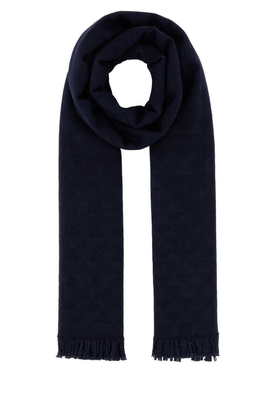 Prada プラダ刺繍カシミアブレンドスカーフ - Image 1