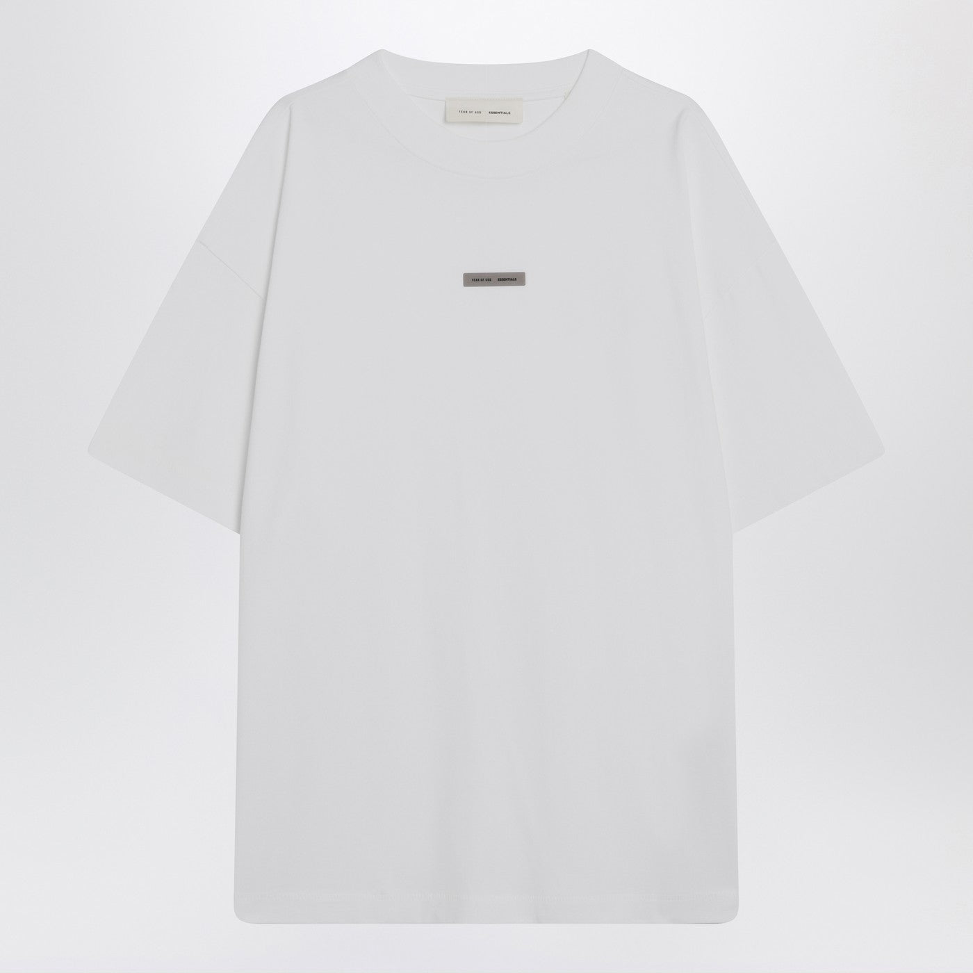 Fear 神への恐怖はホワイトコットンTシャツです - Image 1