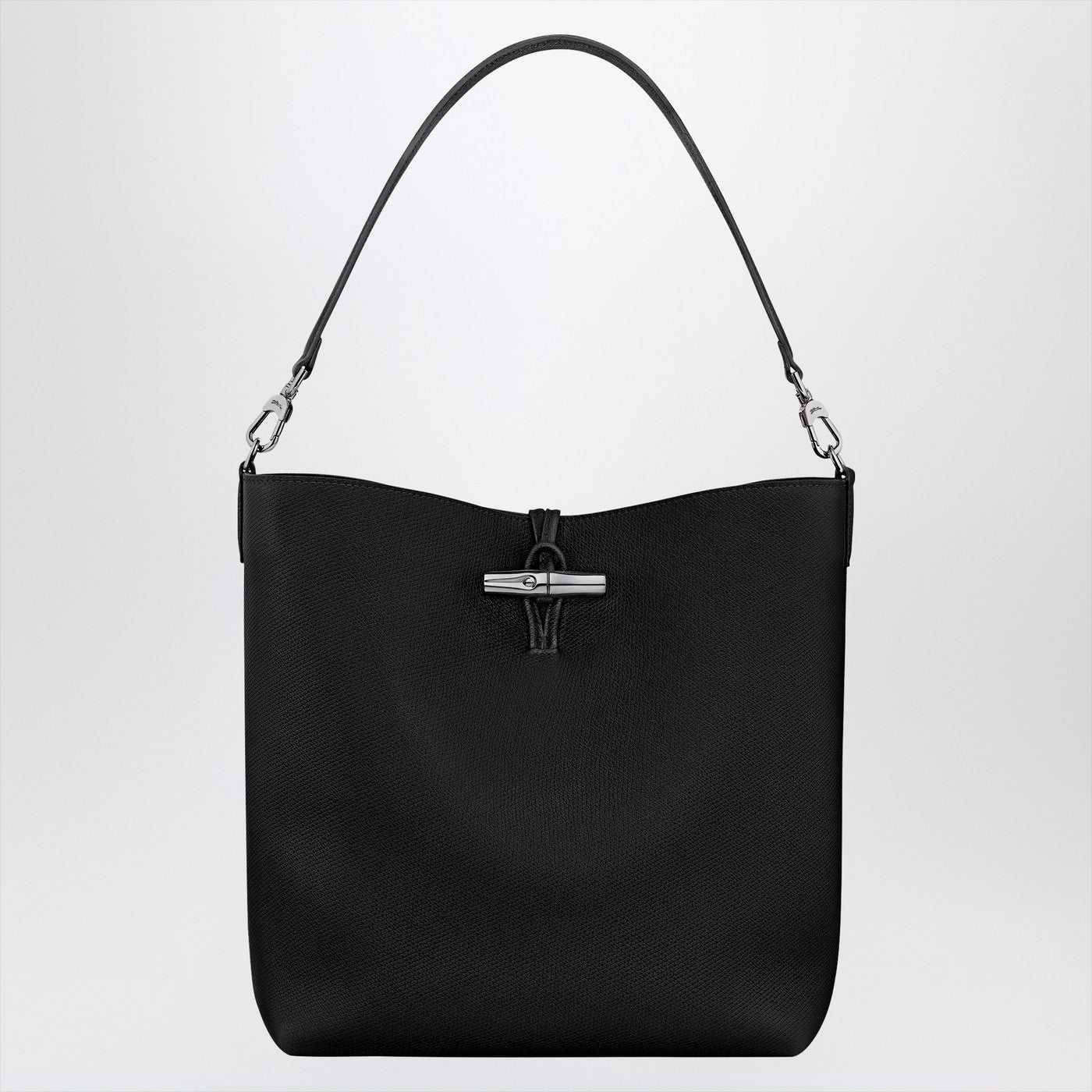 Longchamp Longchamp M Le Roseau Black Hobo Bag - Image 1