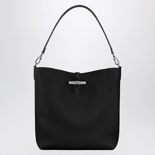 Longchamp Longchamp M Le Roseau Black Hobo Bag - Image 1