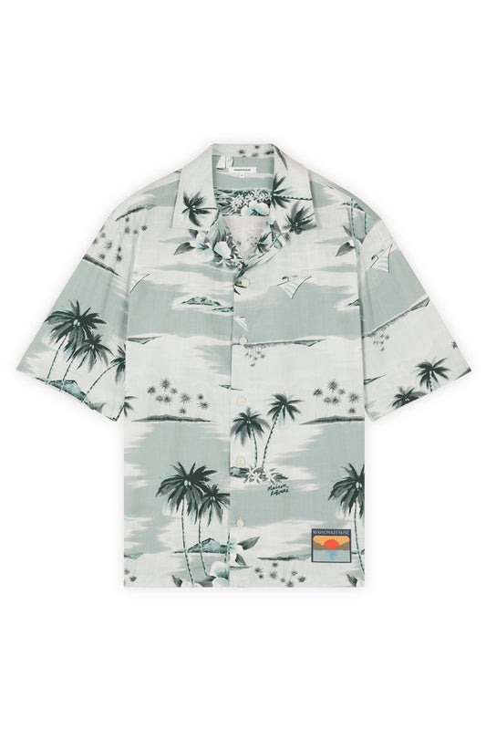 Maison メゾンキツネ 'シャツブルー - Image 1
