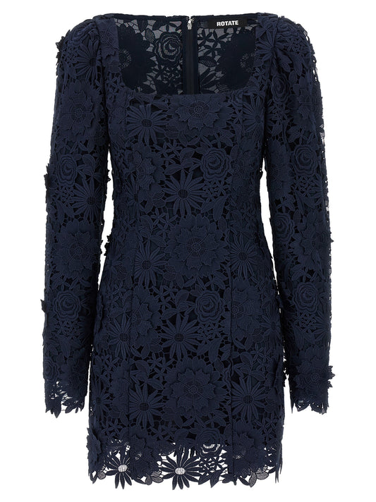Rotate Rotate Birger Christensen '3 D Lace LS Mini'ドレス - Image 1