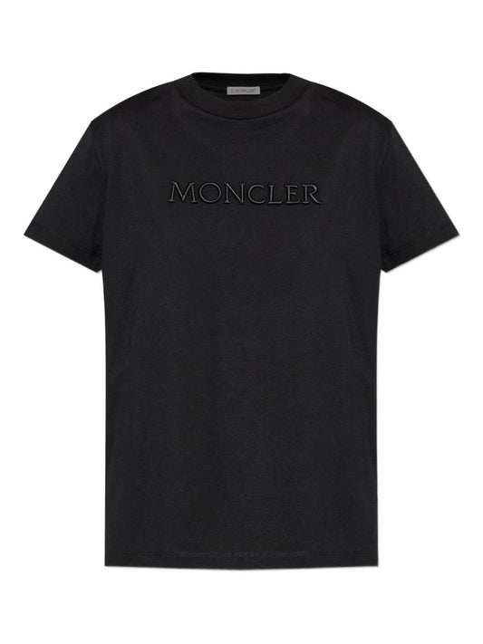 Moncler モンクラーロゴコットンTシャツ - Image 1