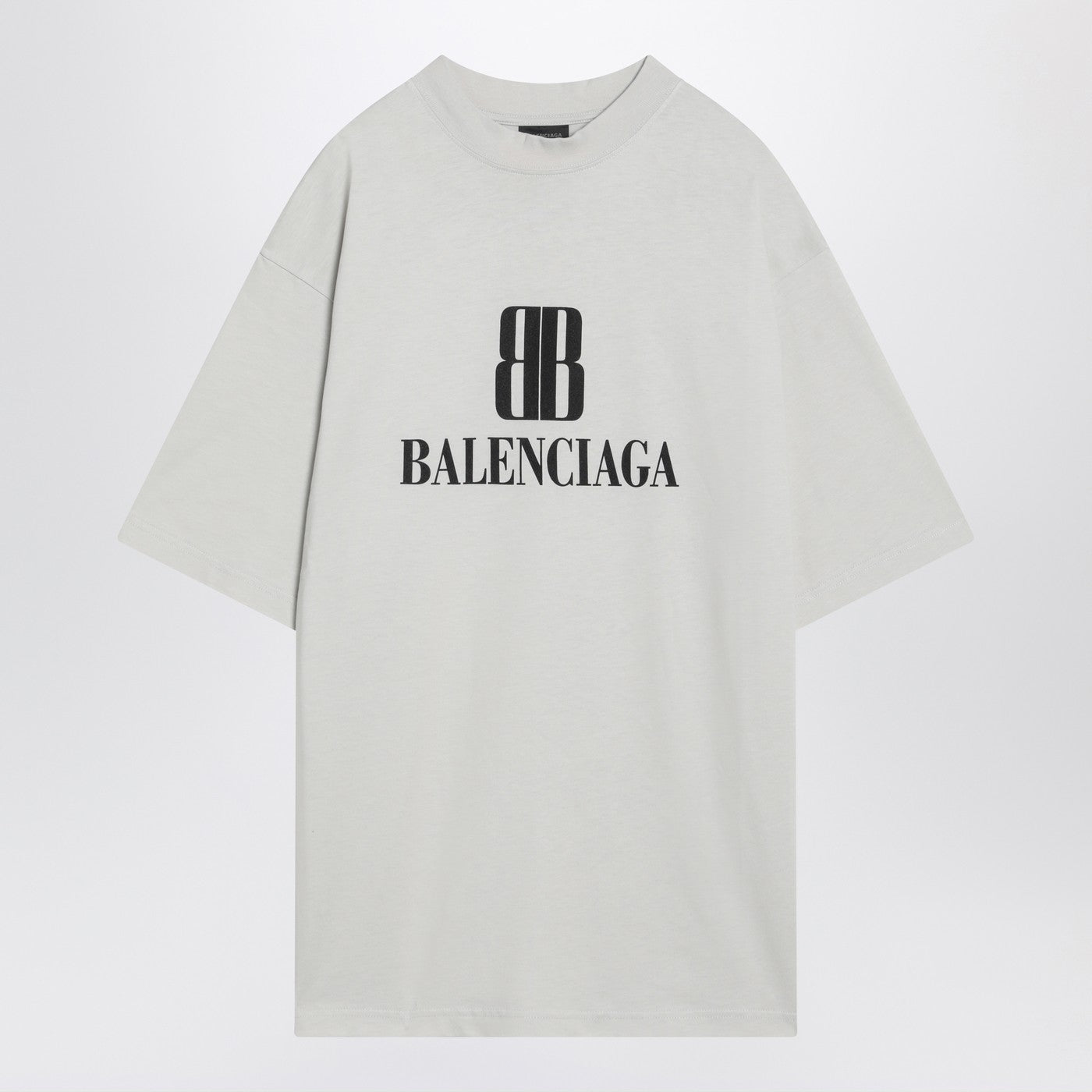 Balenciaga バレンシアガホワイトナノBBミディアムフィットTシャツ - Image 1