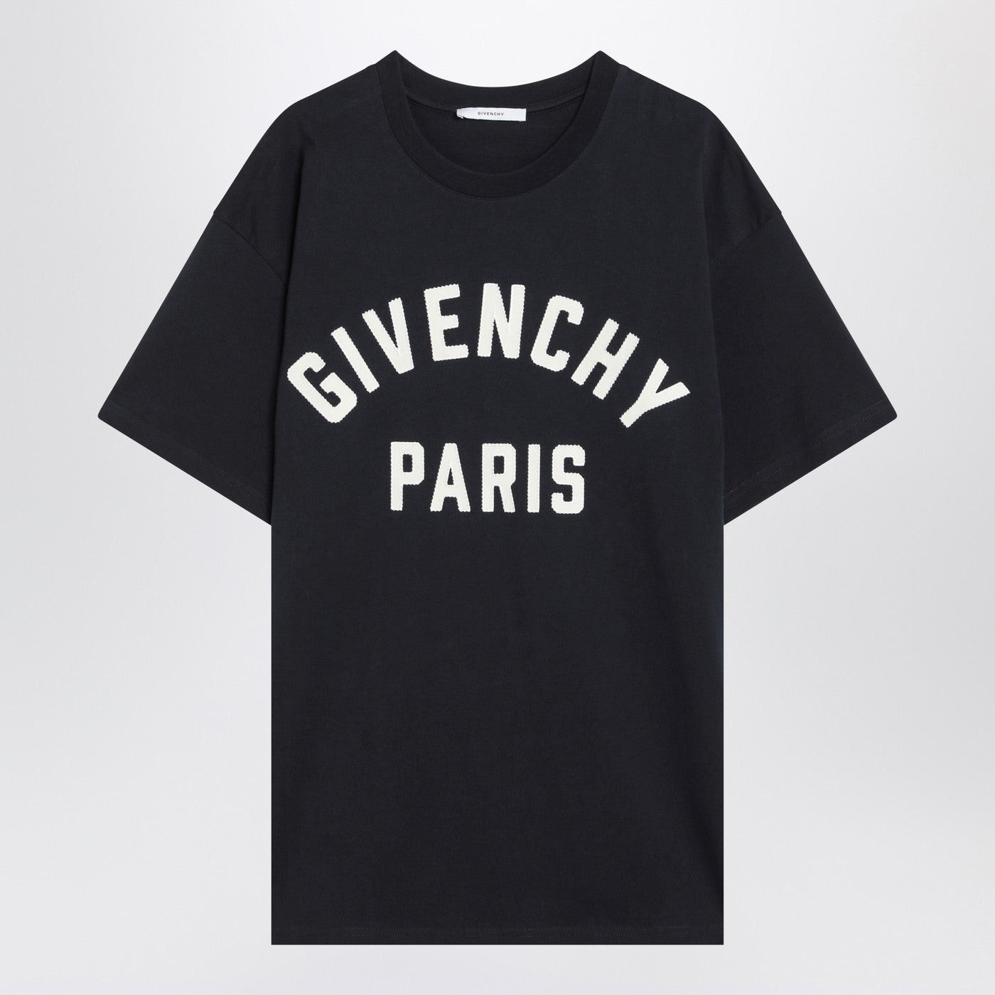 Givenchy ロゴ付きのGivenchy Navy半袖Tシャツ - Image 1