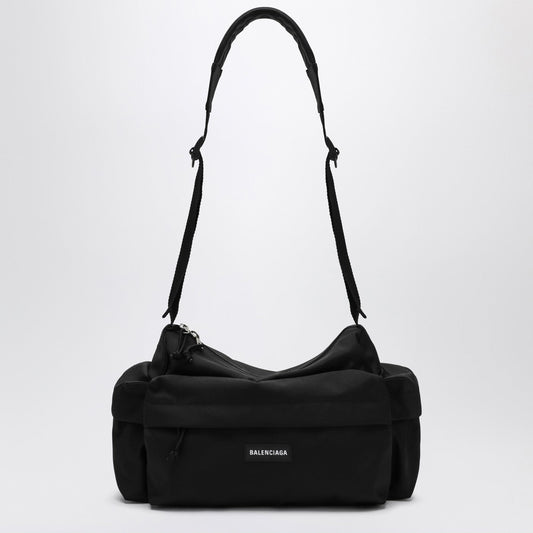Balenciaga バレンシアガスモールブラックナイロントラベルバッグ - Image 1
