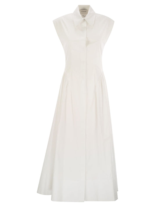 Sportmax SportMax Fabianaノースリーブコットンドレス - Image 1