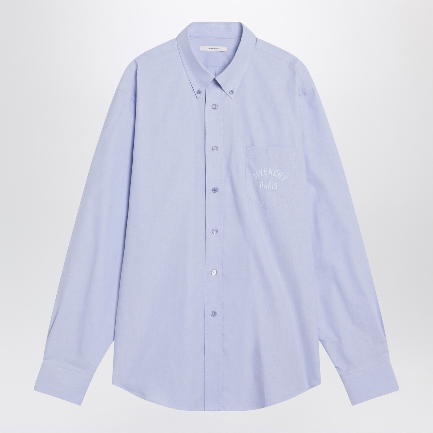 Givenchy Givenchy Light Blue Button Down Shirt In Cotton - Image 1