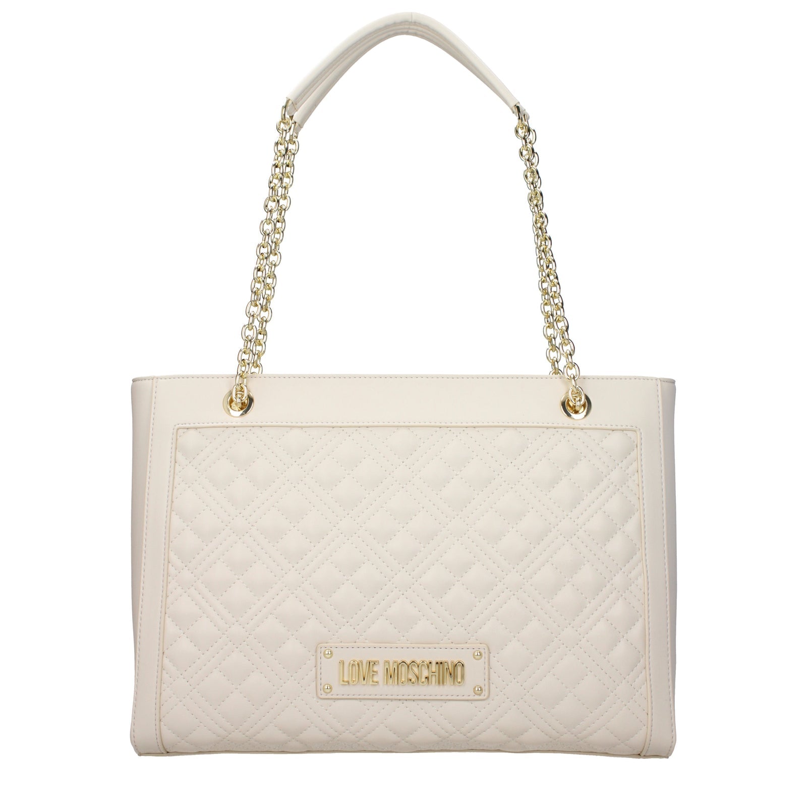 Moschino モスキーノのショルダーバッグが大好きな女性ポリウレタンベージュ/アイボリー - Image 1