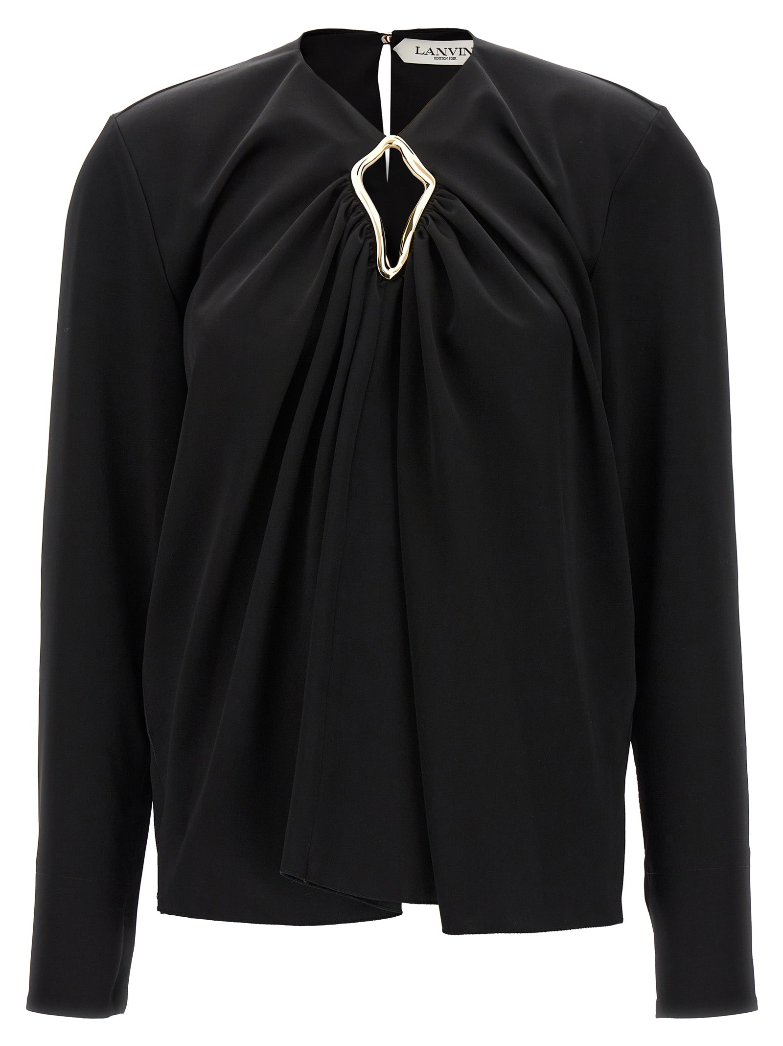 Lanvin ランバンメタリックディテールブラウス - Image 1