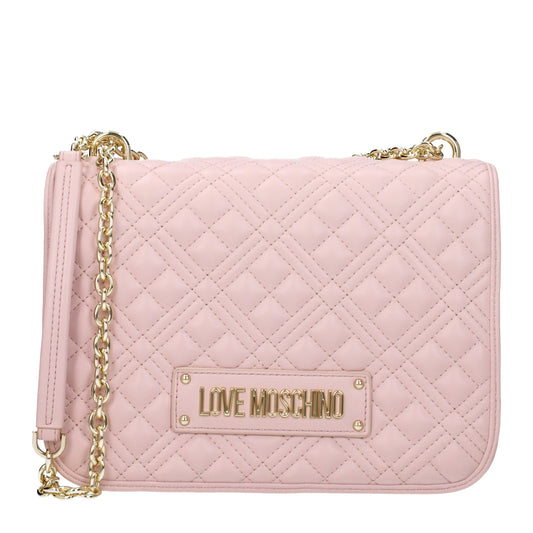 Moschino モスキーノのショルダーバッグが大好きな女性ポリウレタンピンク - Image 1