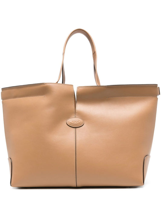 Tods トッド 'S Diバッグフォリオレザーショッピングバッグ - Image 1
